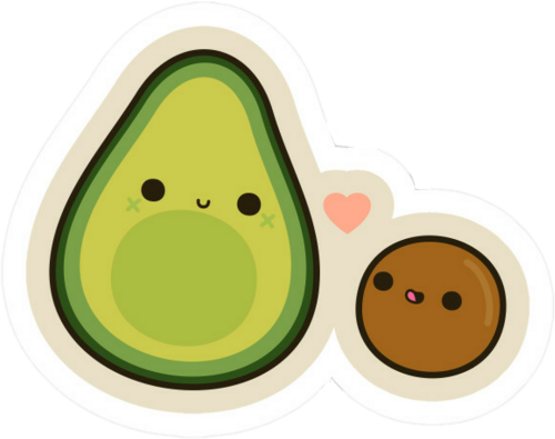 Avocado Clipart Cute Tumblr Cute Avocados