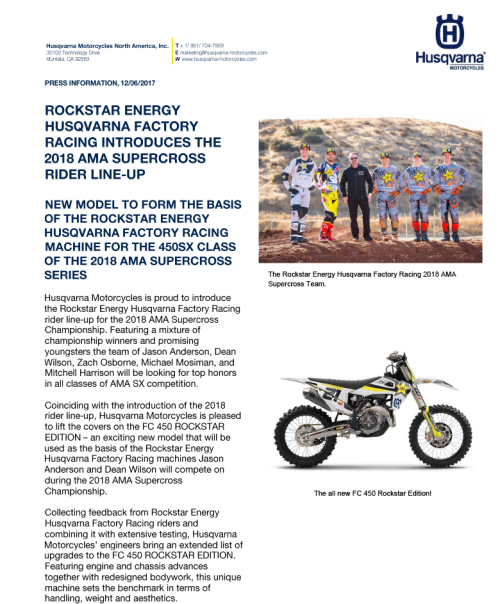 4951 Views December 07, 2017 Latest News, Press Release Ktm 250