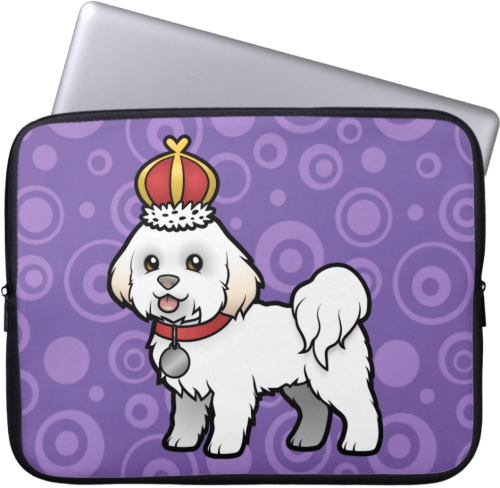 Bichon Frise Owner Laptop Bag Bichon