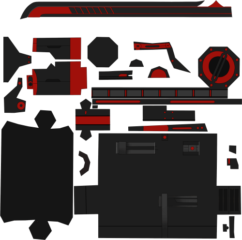 Aottg Skin Blade Red