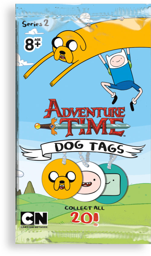 1 Dog Tag And 1 Checklist Per Pack Adventure Time With Finn