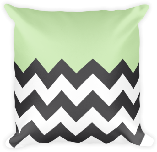 Black Chevron Half Green Square Pillow Baby Diaper Bags Camo