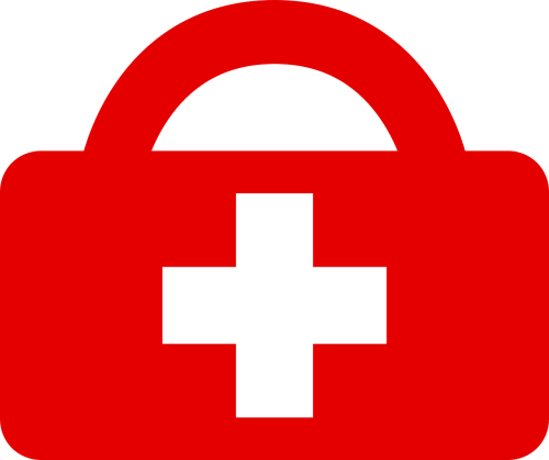 American Red Cross First Aid Supplies Survival Kit First Aid Icon Vector