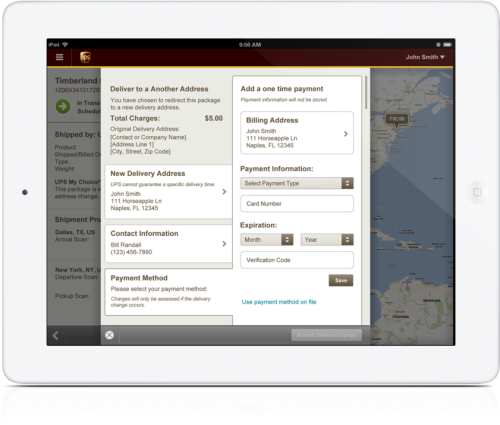 Ups Ipad Reroute