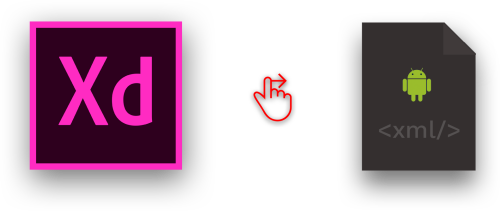 Adobe Xd App Design To Android Xml Code Icon Xd