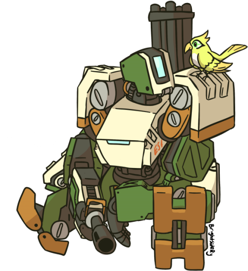 247kib, 600x694, 1505482179049 Overwatch Bastion Fanart Png