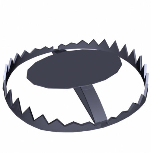 Bear Trap Png Low Poly Bear Trap