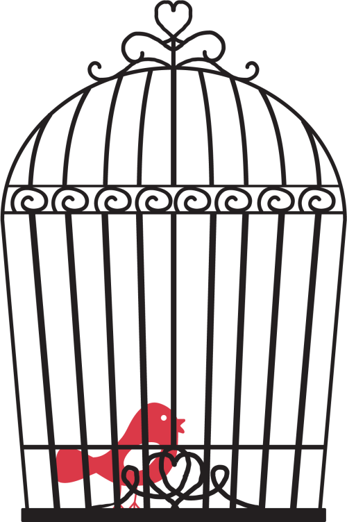 Bird In Cage Png Svg Freeuse Library Bird Cage Clipart Png