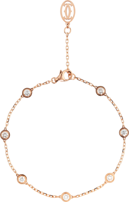 590131 Scale 314 High 655×1,024 Pixels Diamants Légers De Cartier 18ct Rose gold Bracelet,