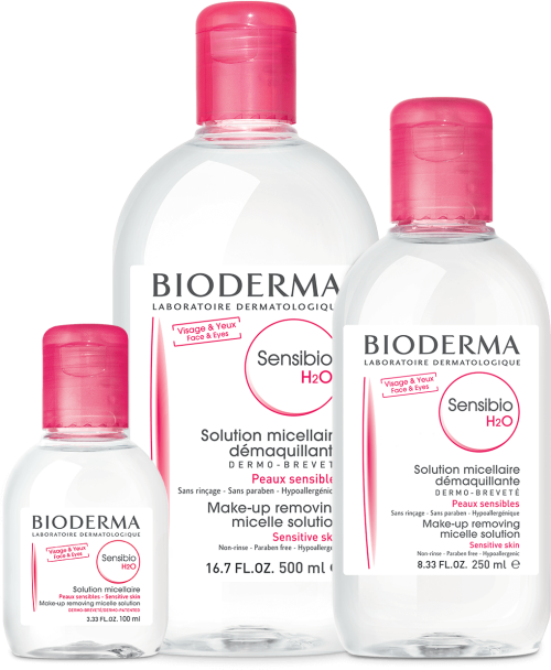 3 Sizes Bioderma Sensibio H20 500ml