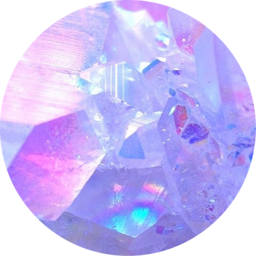 Aesthetic Pink Purple Gems Crystal Circle Icon Freetoed Pastel Pink Purple Aesthetic