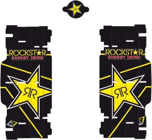 Blackbird Racing Rad Louver Stickers Rockstar Energy Graphic Design