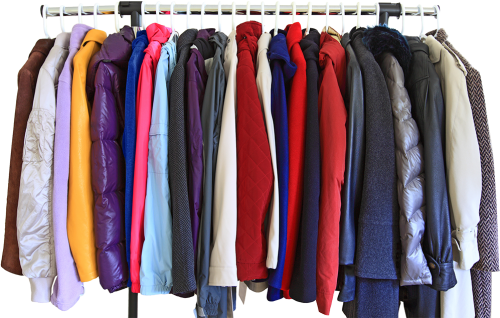 An Assortment Of Coats Coat Rack With Coats