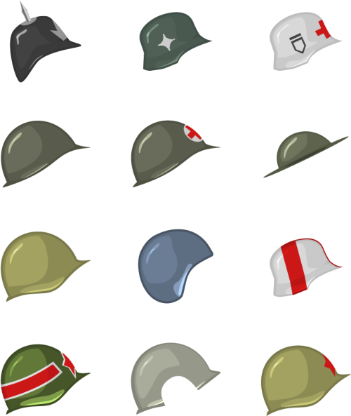 Ww2 Helmet Icons By Student Bradley Carlson Ww2 Helmet Icon